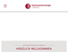 Tablet Screenshot of gastroenterologie-loerrach.de